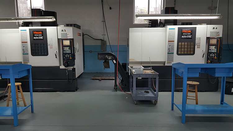 Machines onsite
